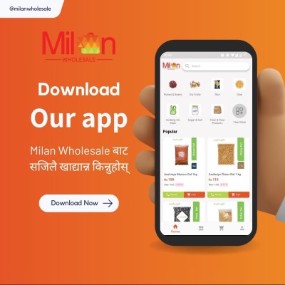 Online Grocery Delivery App Milan Wholesale being launched today